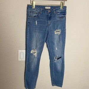 Sky & Sparrow skinny distressed jeans